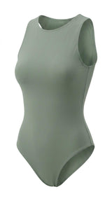 1254 R-neck sleeveless bodysuit