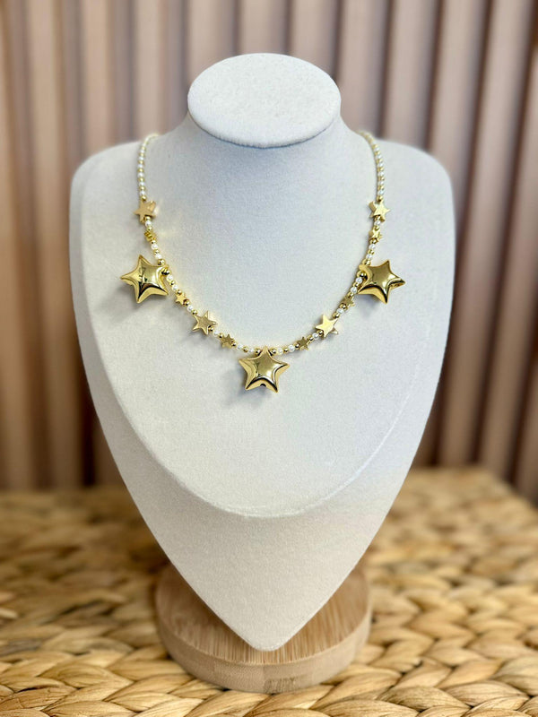 N1123 Kiut Star Perl Necklace