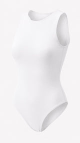 1254 R-neck sleeveless bodysuit