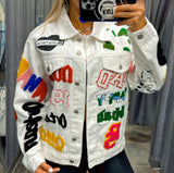 4642 Rebel patch denim jacket