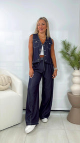 1015 Vest and pants set
