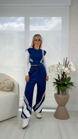 3114 Sleeveless top and pants set