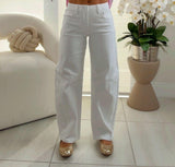 1668 Slouchy ankle barrel pants
