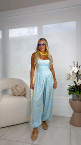1922 Polka dot print jumpsuit Kiut