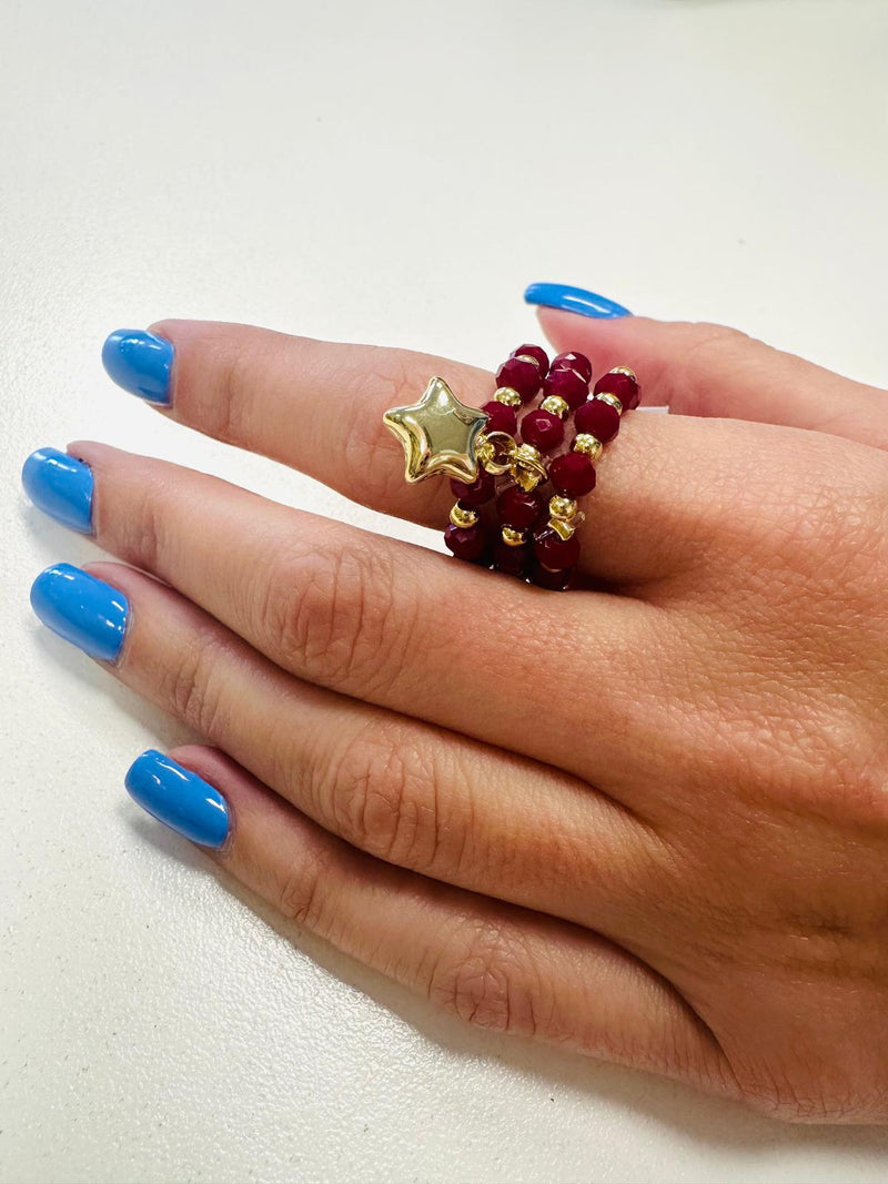 R6024 Elastic star ring