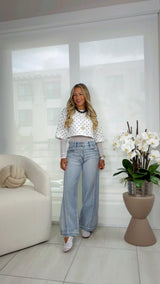 5469 Curve sideseam two way detail pants