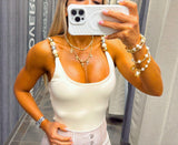2268 Bodysuit with strap detail