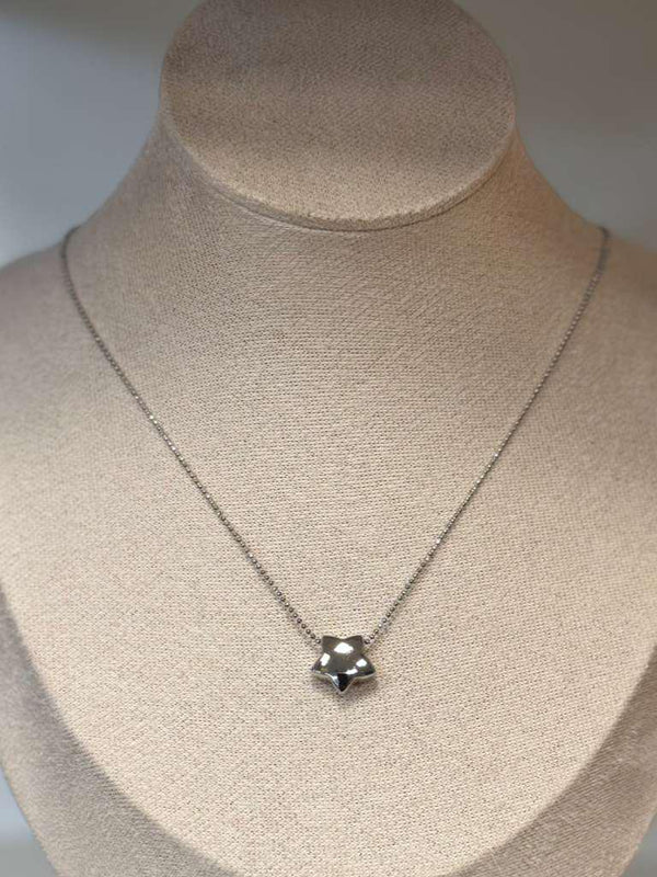 N1163 Mini star silver necklace