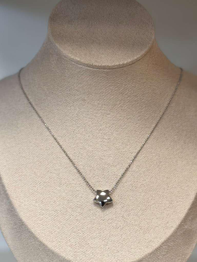 N1163 Mini star silver necklace