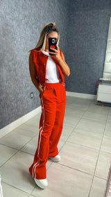 3133 Double waist stripe on side pants