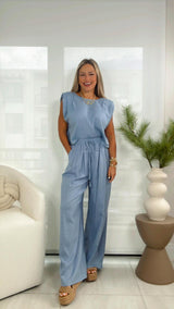 2090 Linen top and pants set