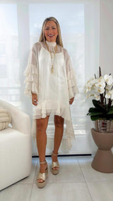 0568 Bohemian mini dress
