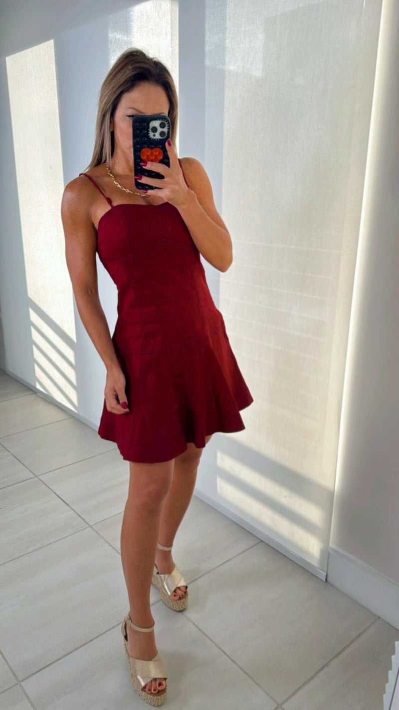 2341 Strappy mini dress