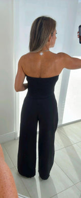 1497 Tube vest top and high waisted long pants set