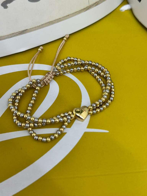 DL74 Pulsera dos tonos triple