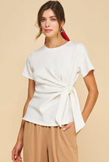 1309 Areum modal knot top