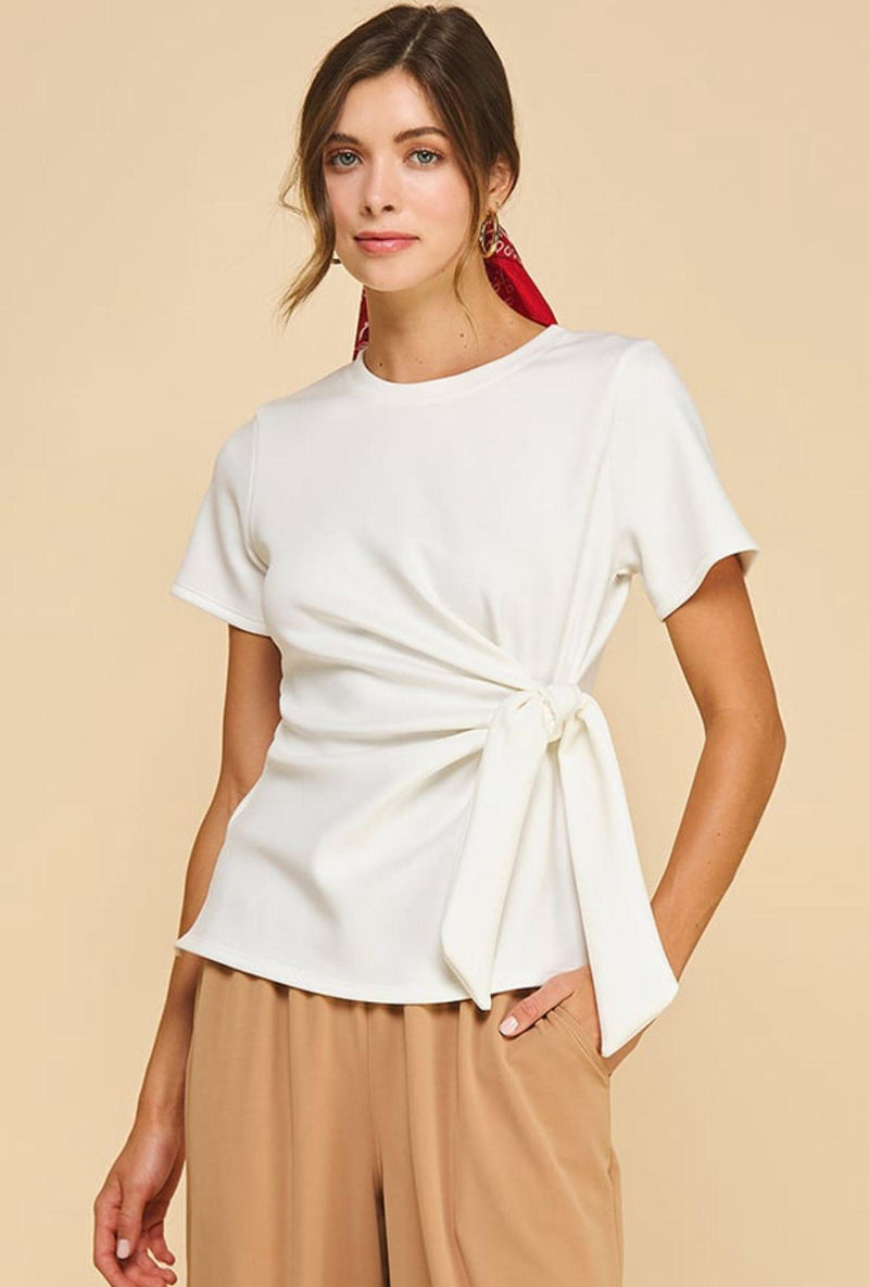 1309 Areum modal knot top