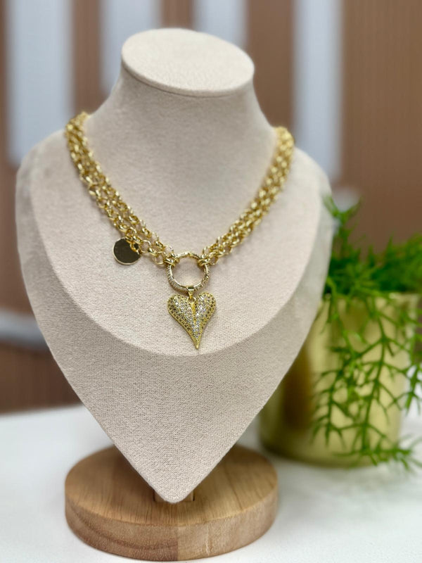 N1196 Patty gold necklace