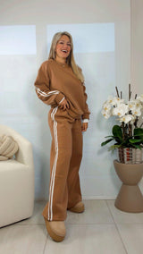 5688 Long sleeve sweater and sweat pants set