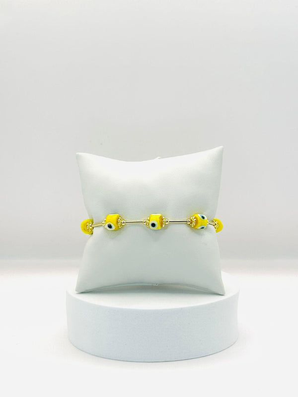 B3082 Ojitos yellow bracelet