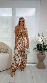 3590 Tube belted jumpsuit