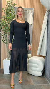 7009 Long sleeve maxi dress