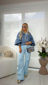 2040 Bubble denim jacket