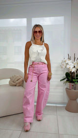 6026 Stretchy bubble jeans pants