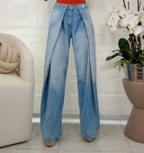 1880 Front flaps denim pants