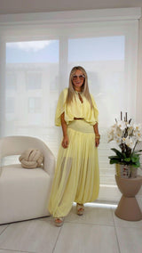 1183 Bubble top and pants set