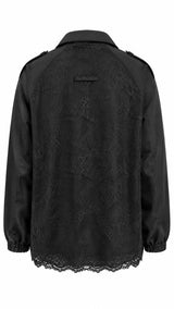 6169 Lace detail back jacket