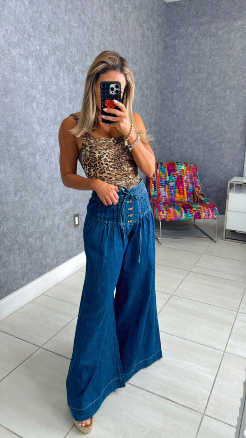 4013 Animal print top spandex