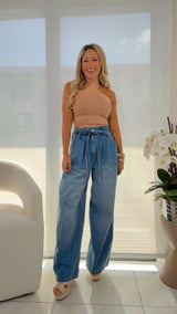 5159 Sleeveless texturad knit top