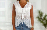 1405 Ruffled lace top