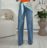 1752 Bandana waist denim pants