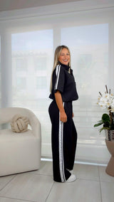4620 Contrast trim lounge set