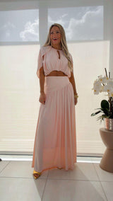 1029 Top and maxi skirt set