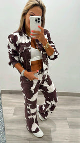8555 Cow print jackets