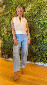 1409 Faux fur vest jacket