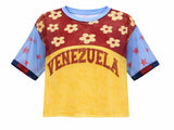 0726 Flor de mi tierra mesh top