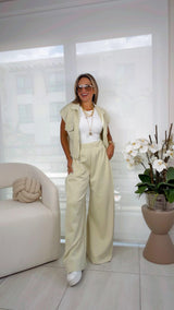 2173 Soft modal vest and pants set