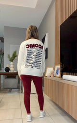2206 Embroidered iconic sweater