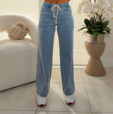 1911 High rise slim wide pants