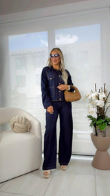 H718 Dressy jacket and pants set