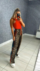 4012 High waist leopard print pant