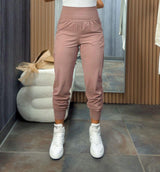 6194 Butter fabric solid jogger