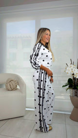 112 Polka dot sweater and pants set