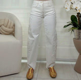 1581 Slouchy barrel floral patch detail pants