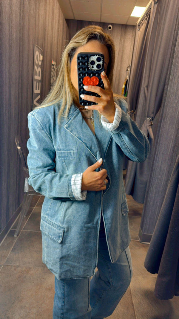 1002 Denim blazer