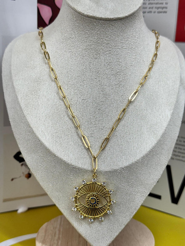DL76 Long protection necklace